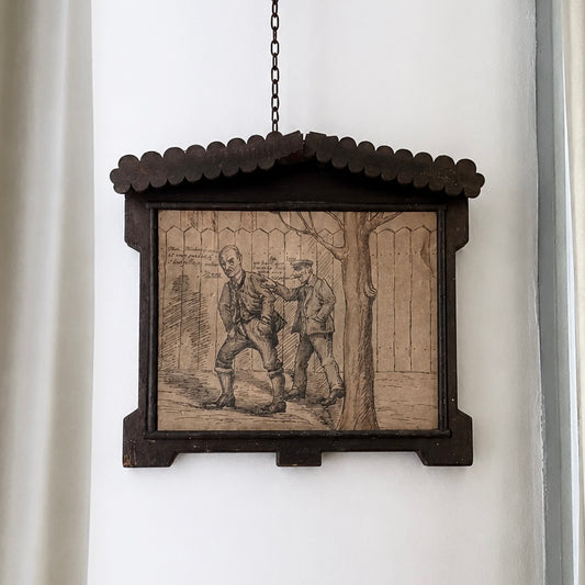 Rustikales Witzbild Querformat