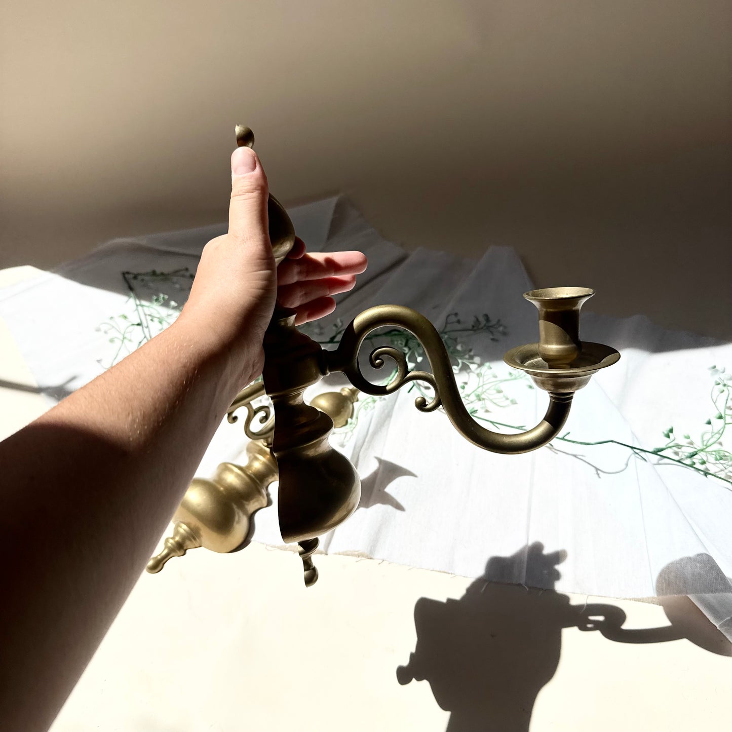Kerzenhalter Wand