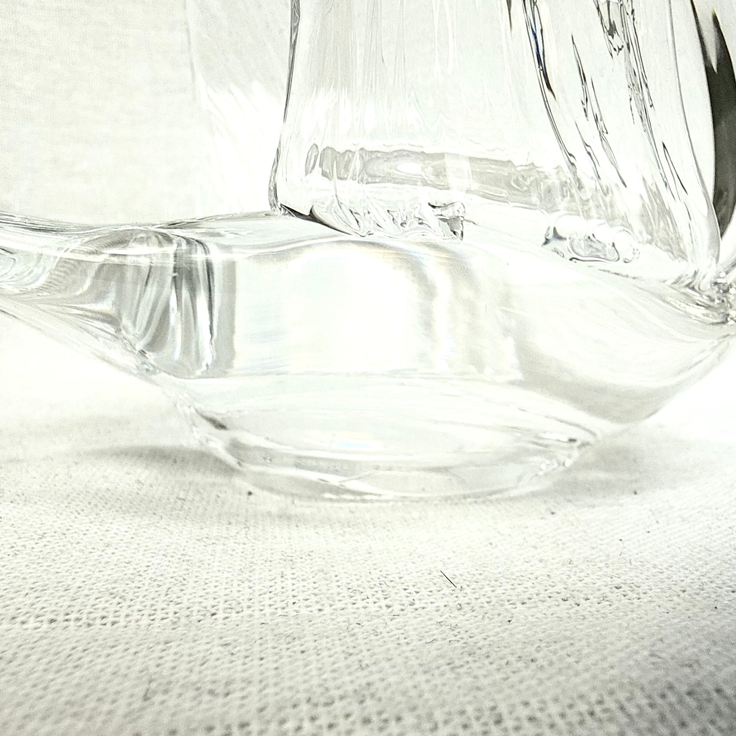 Schwan Glasschale