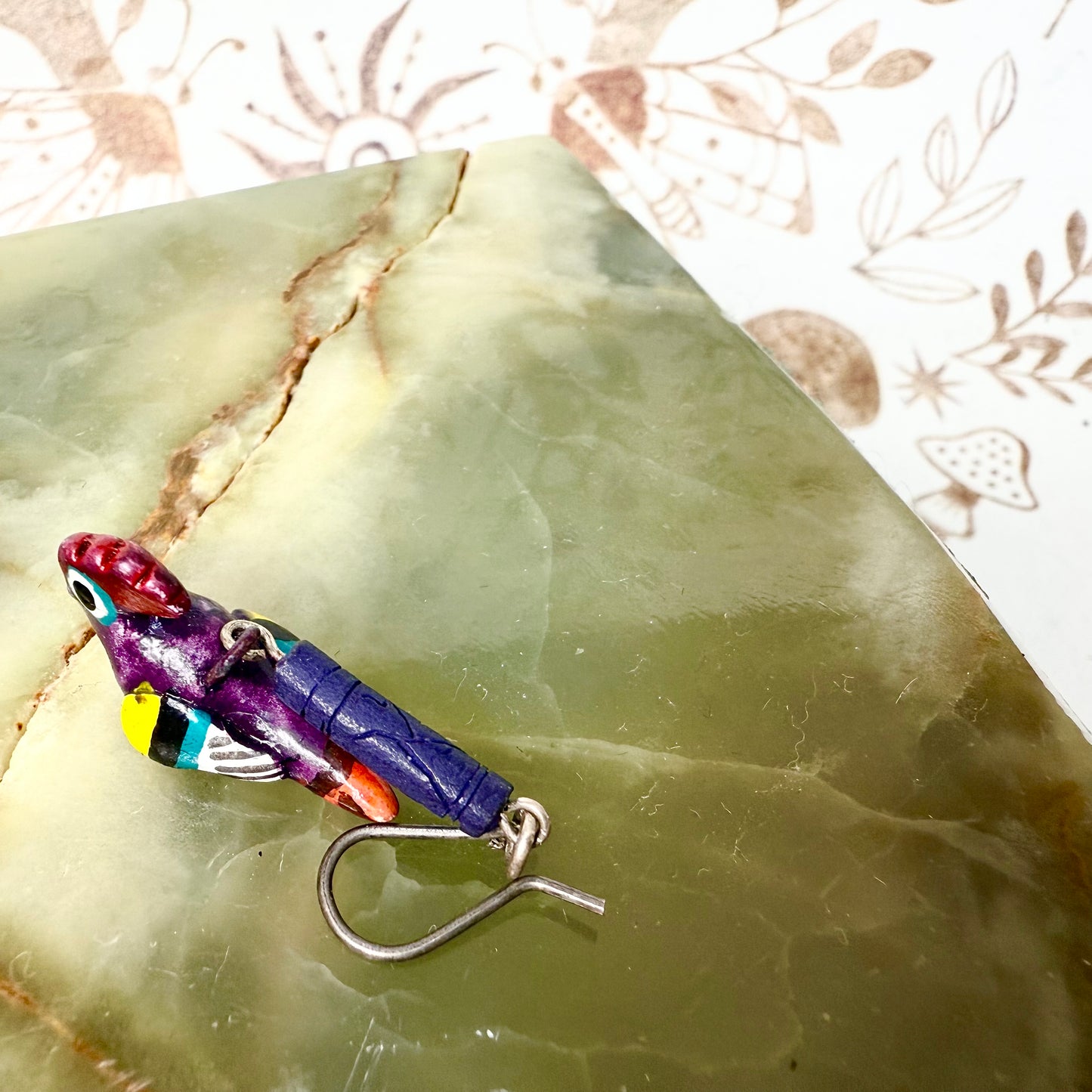 Ohrringe Vögel handgemacht Peru