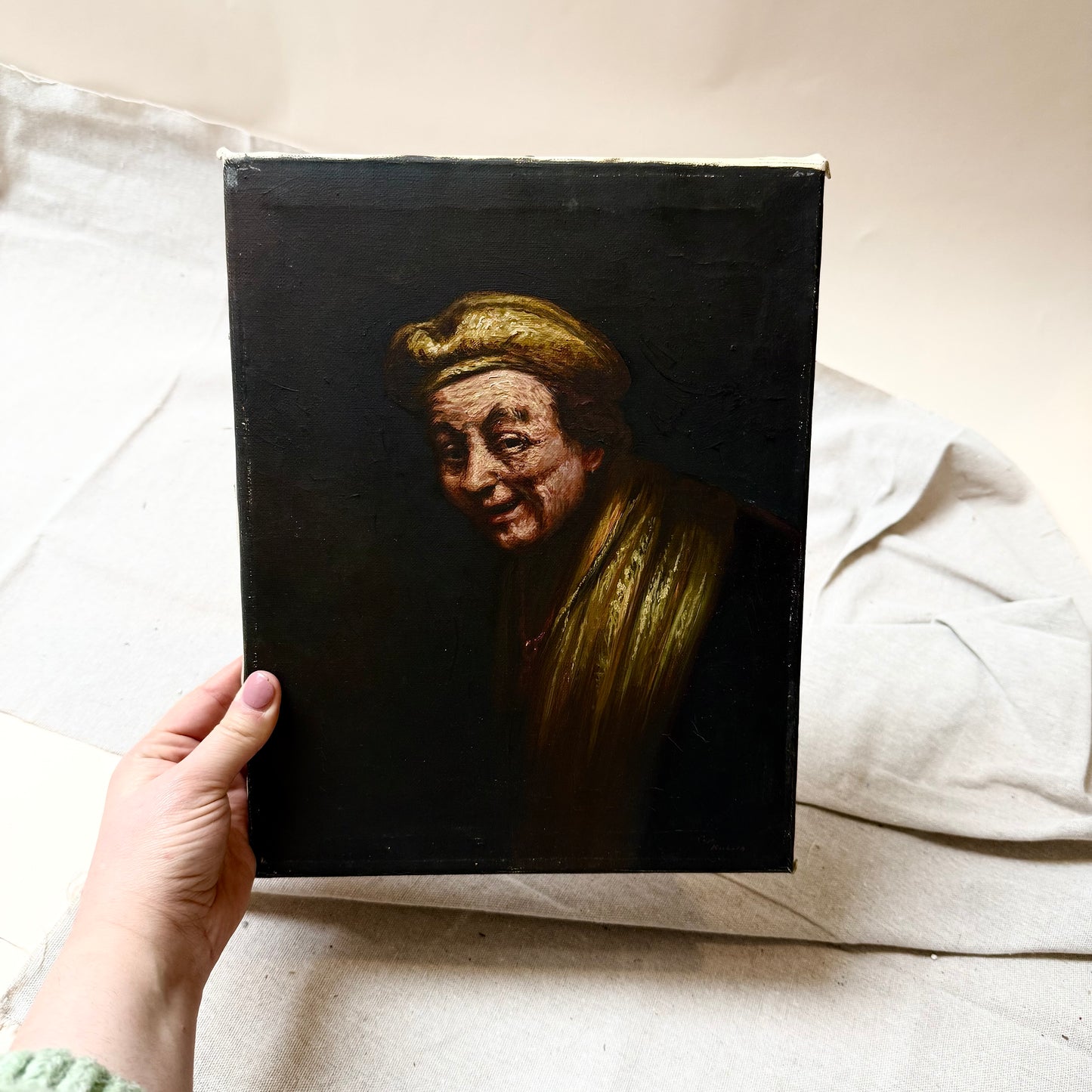 Ölgemälde Händler