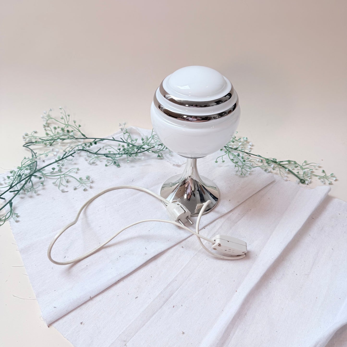 Chrom Lampe Space Age