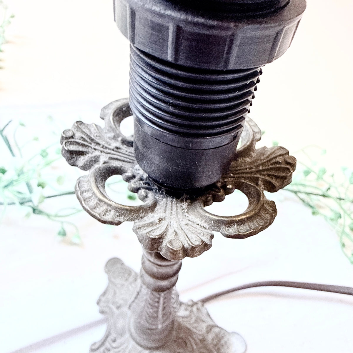 Straußenei Lampe