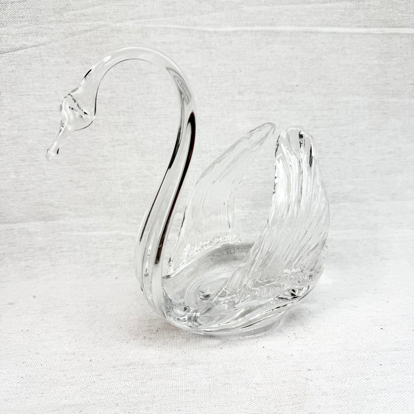Schwan Glasschale