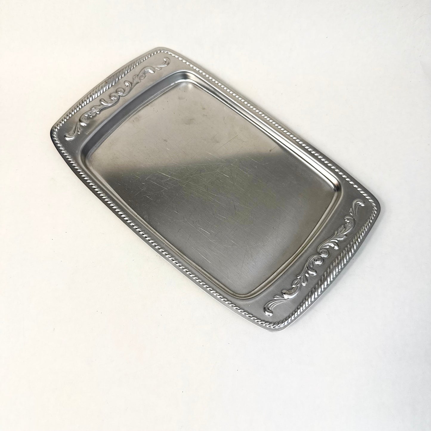 Serviertablett silber