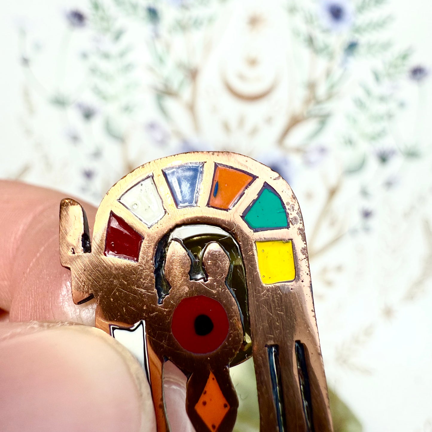 Inka Pin Emaille Peru