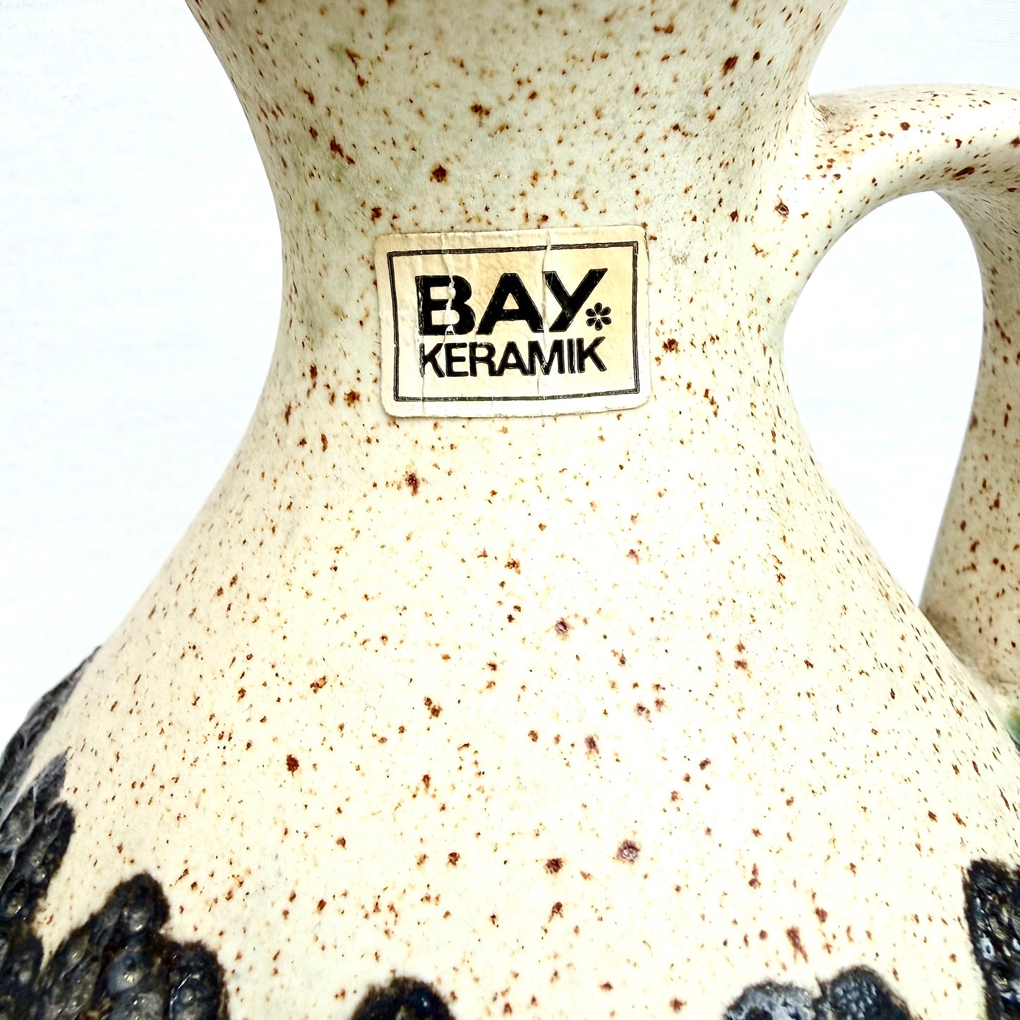 Bay Vase Fat Lava Vase grün