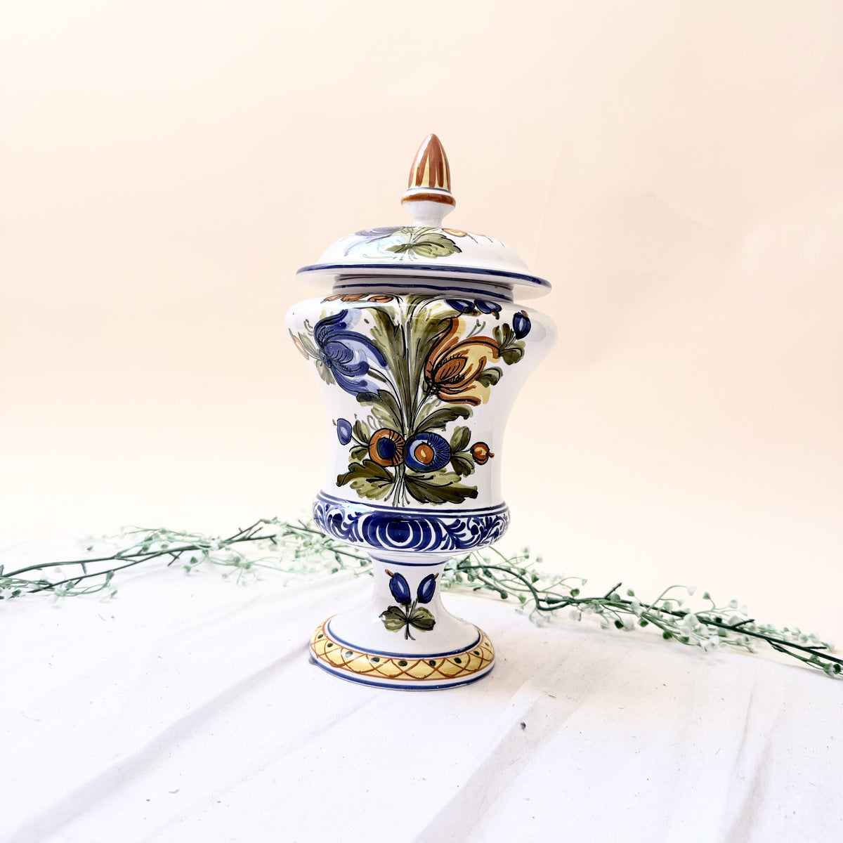 Deckelvase Italien