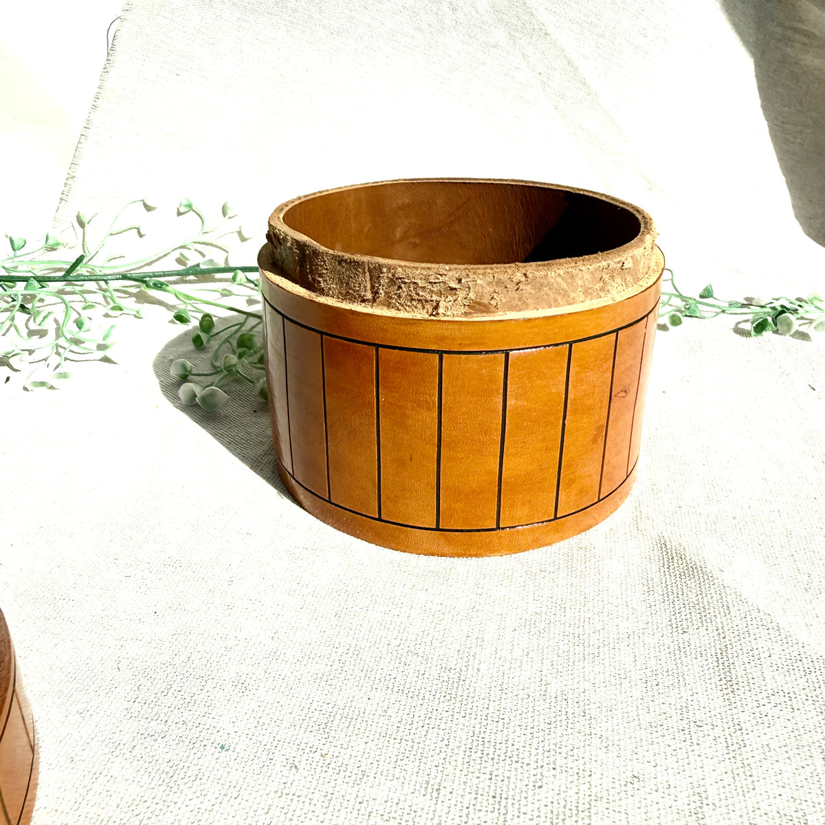 Leder Box Distel