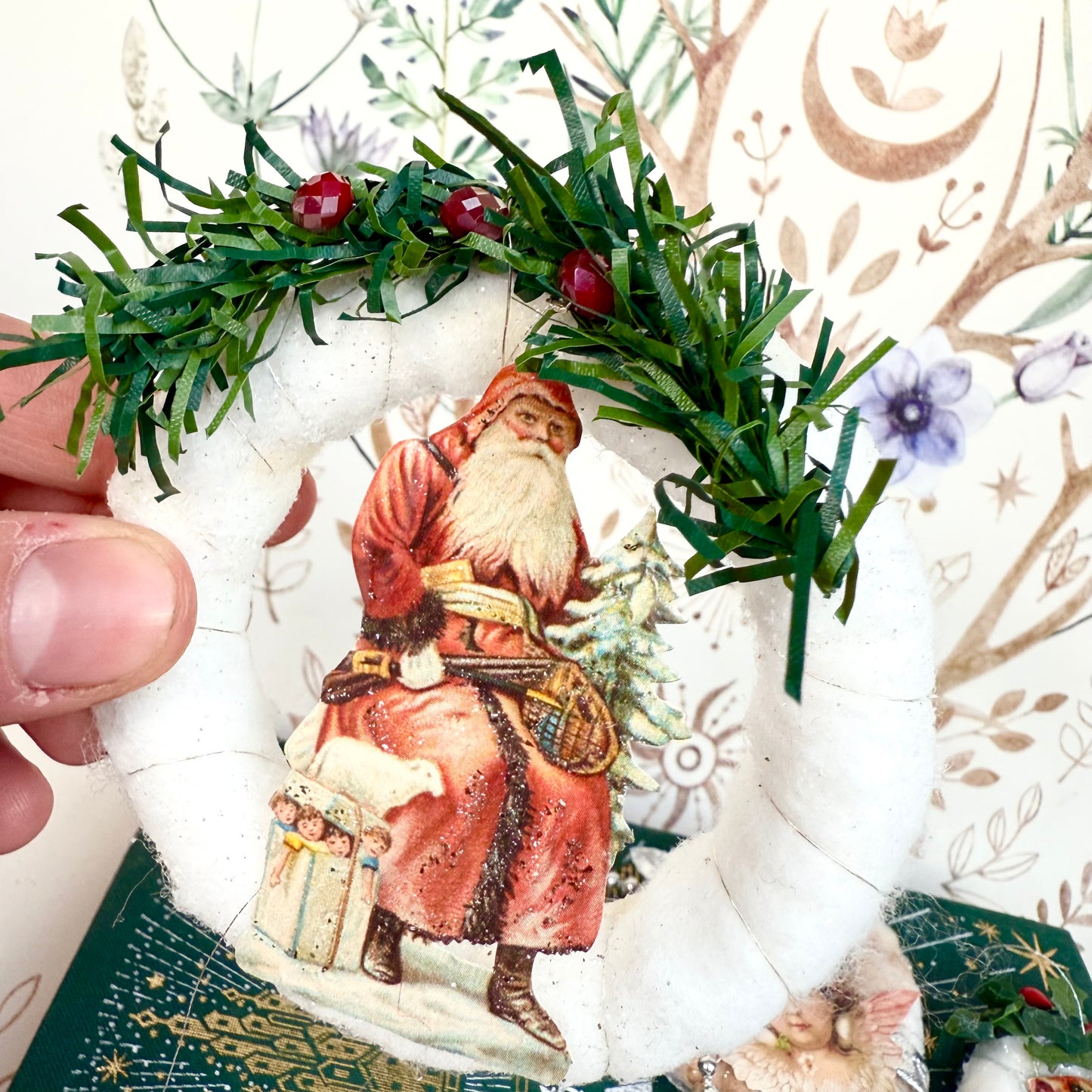 Watte Christbaumschmuck