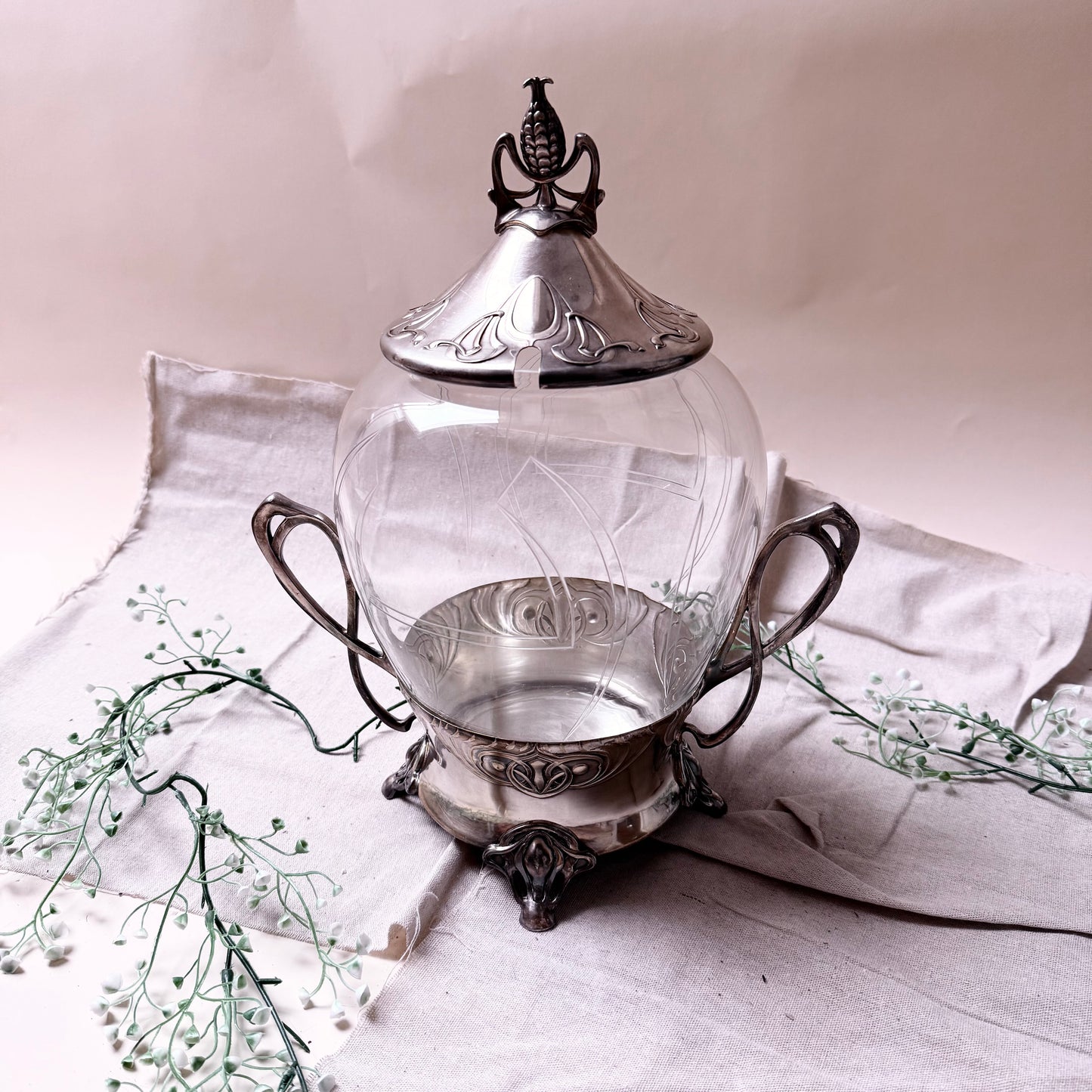 Jugendstil Bowle Set