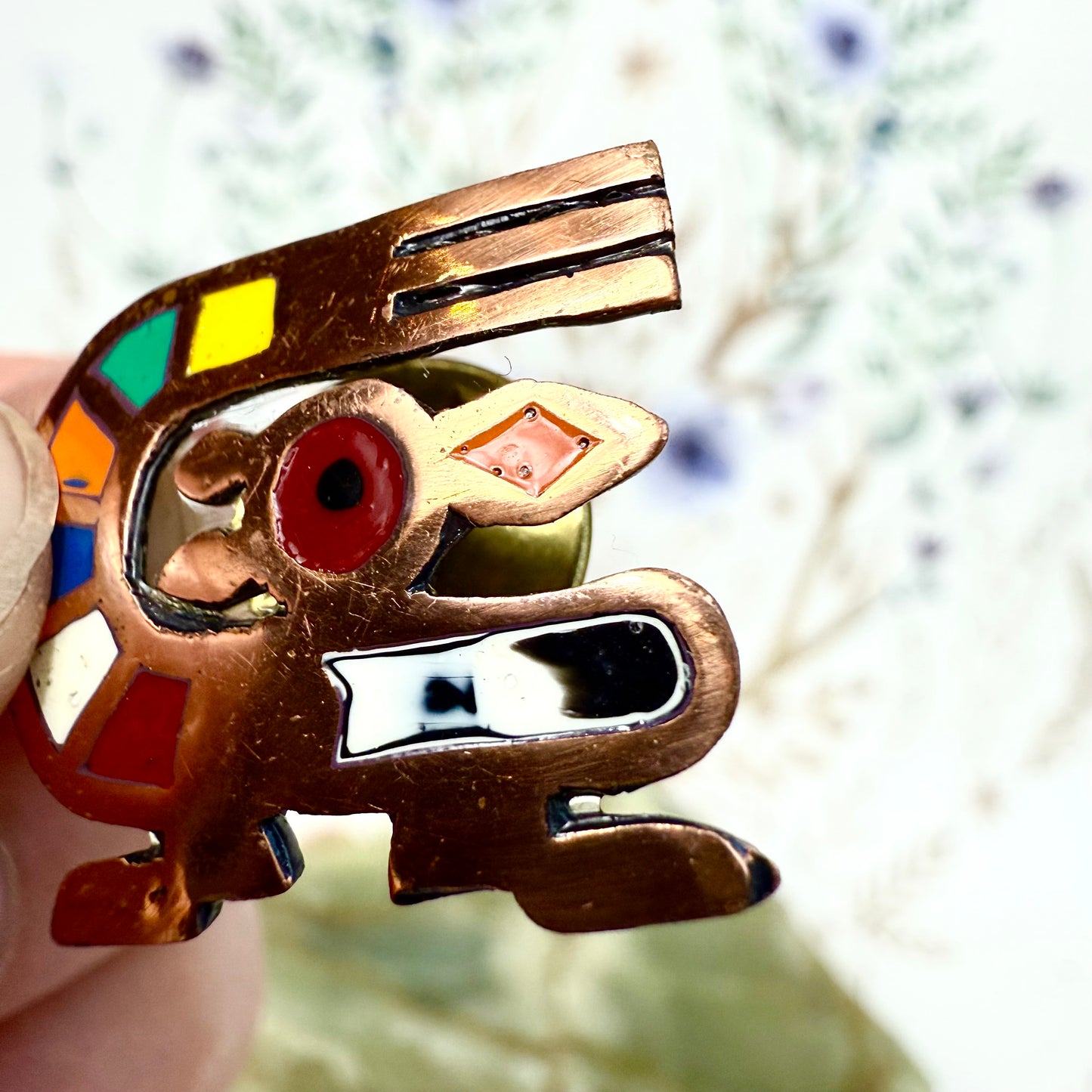 Inka Pin Emaille Peru