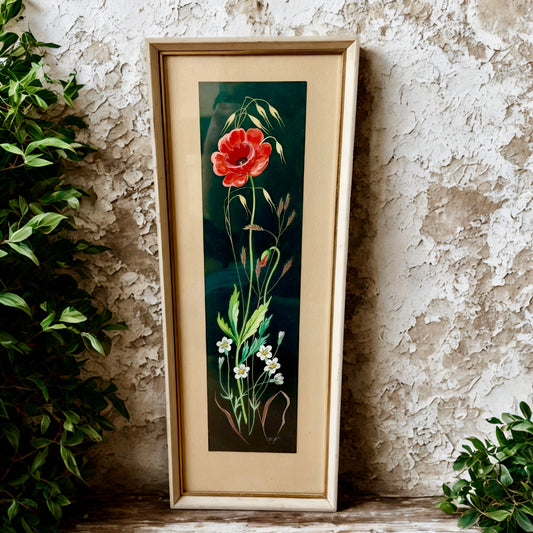 Mid Century Blumen Gemälde
