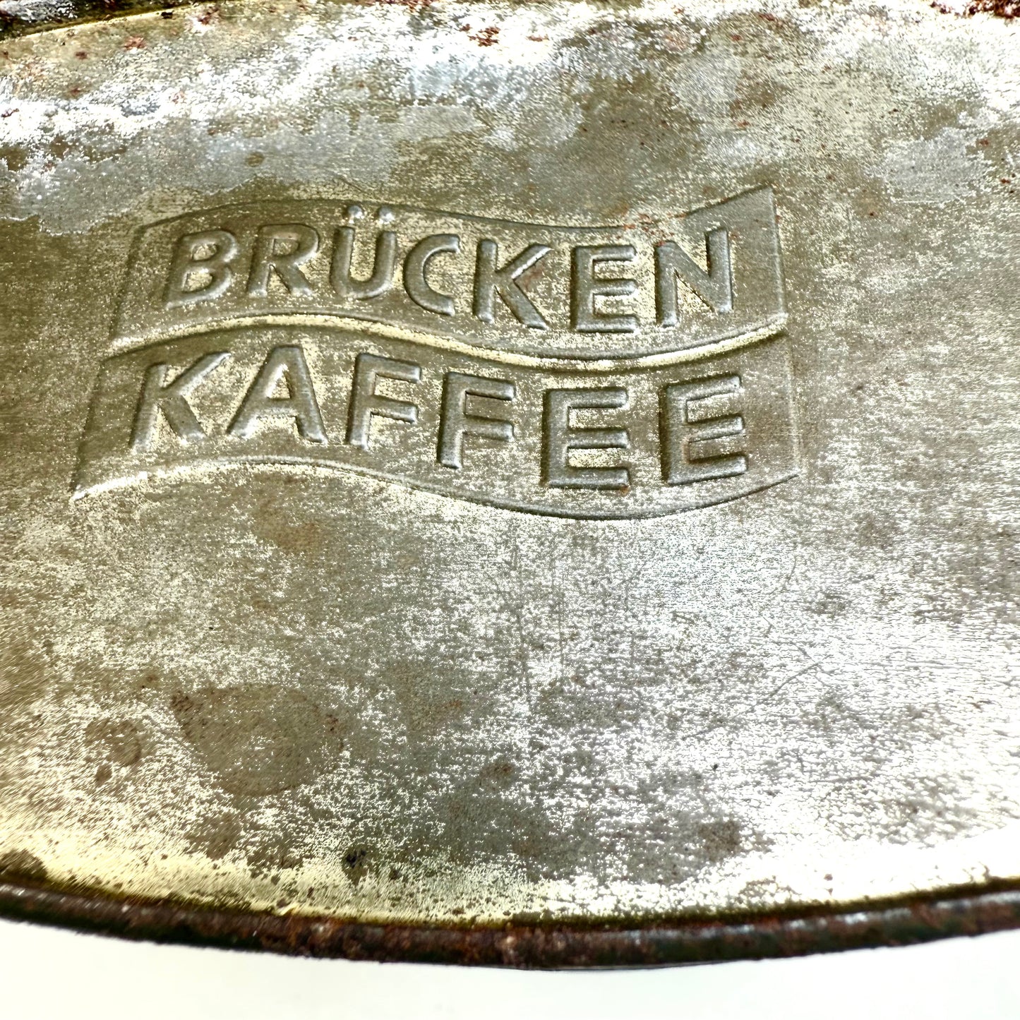 Blechdose Brücken Kaffee