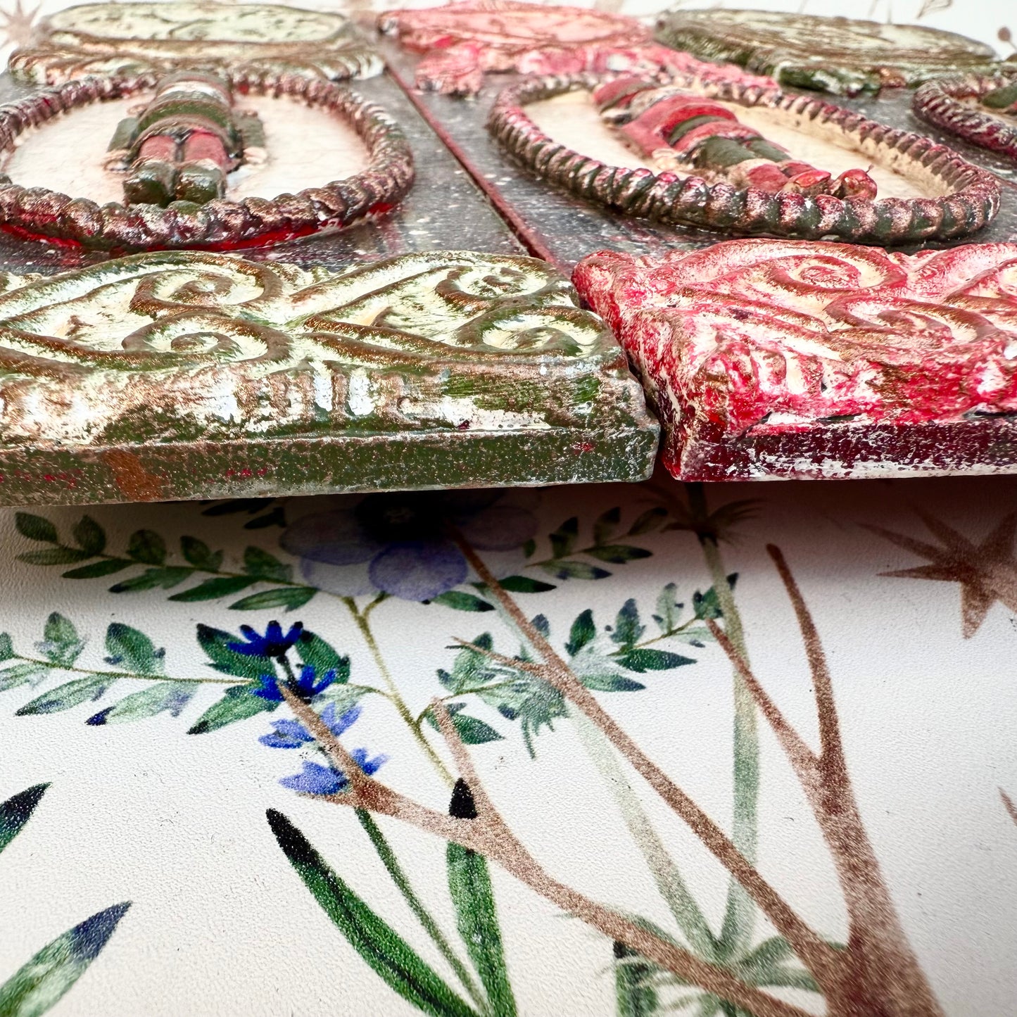 Bild handbemalt 3er Set Weihnachten