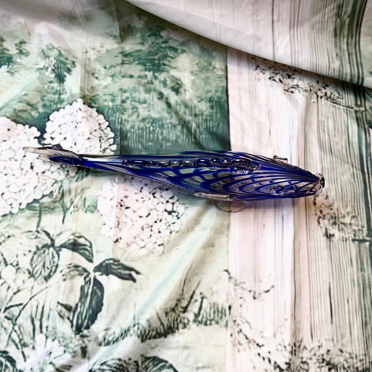 Murano Fisch blau