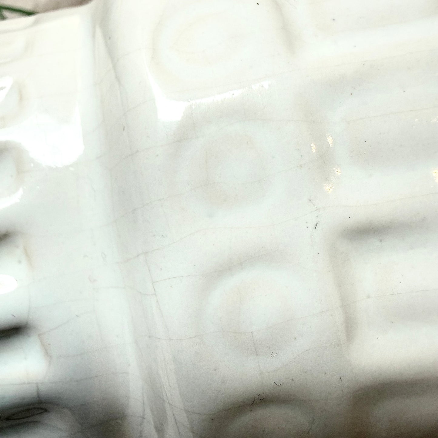 Inka Vase von Scheurich in weiß