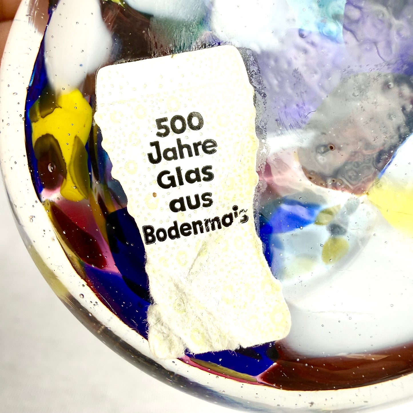 Schnupftabak Glas Bayerischer Wald