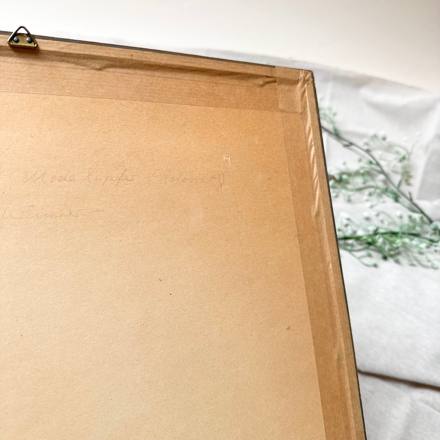 Gerahmte Mode Lithografie 1830