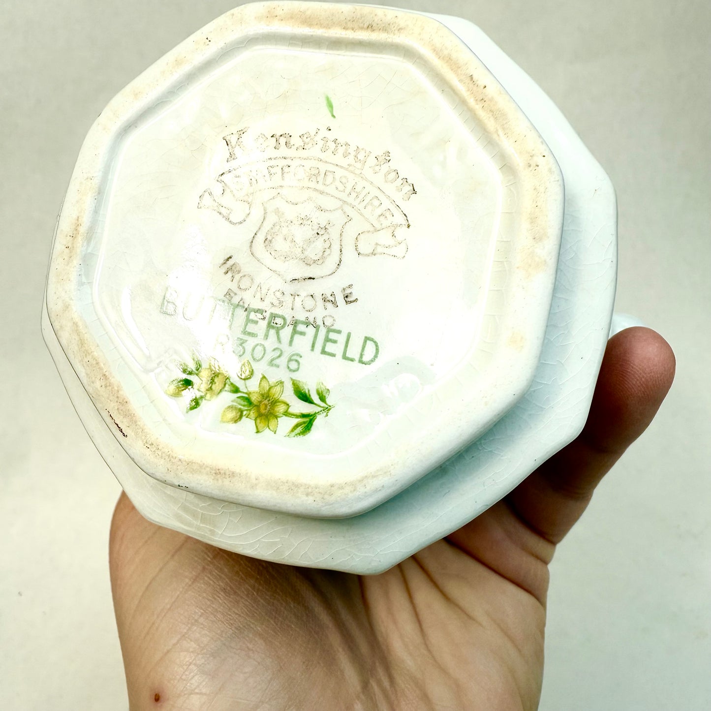 Englische Zuckerdose Kensington Staffordshire