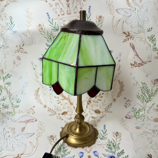 Tiffany lamp green