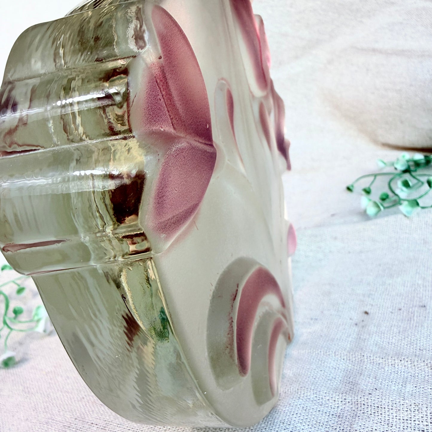 Blumenvase Walther Glas lila