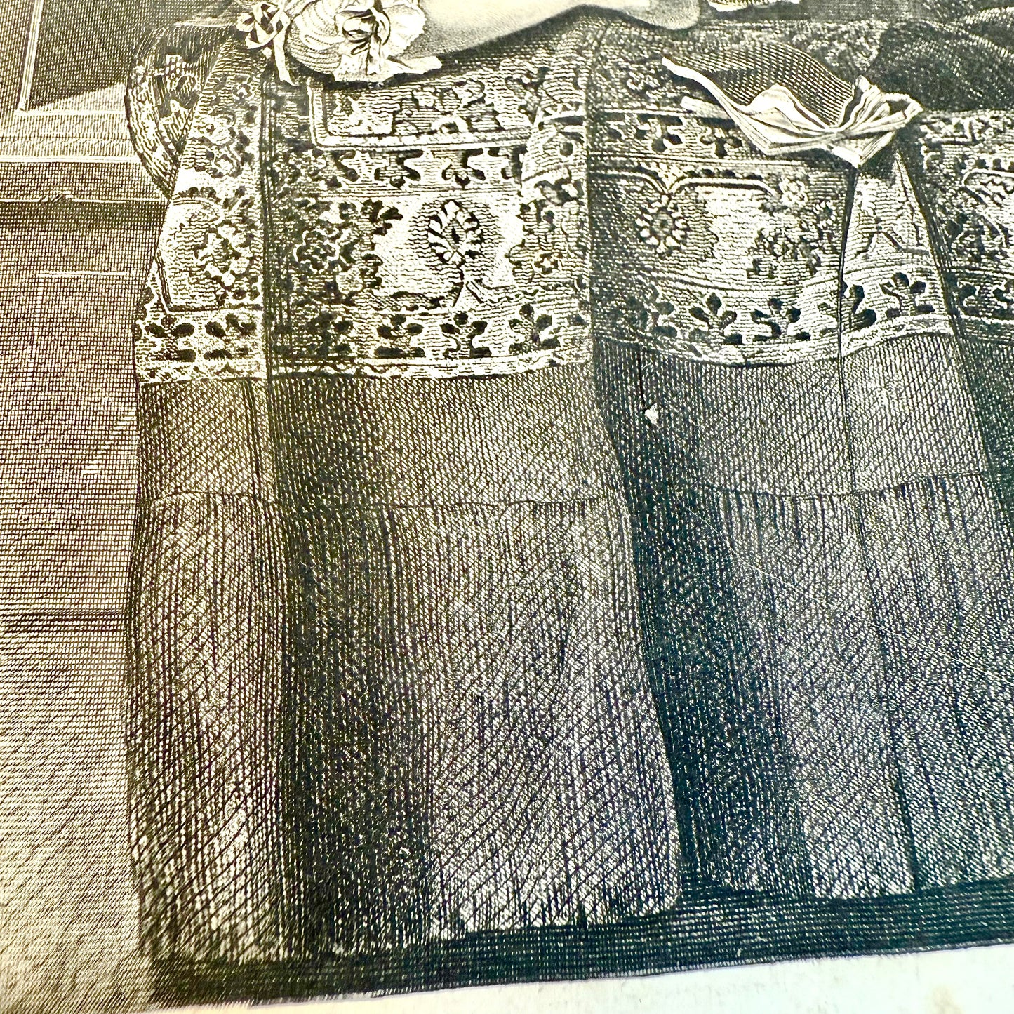 Stahlstich „Die Sängerin“