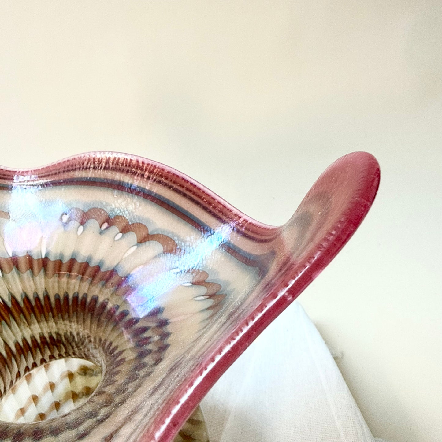 Vase Poschinger Pfauenauge pink