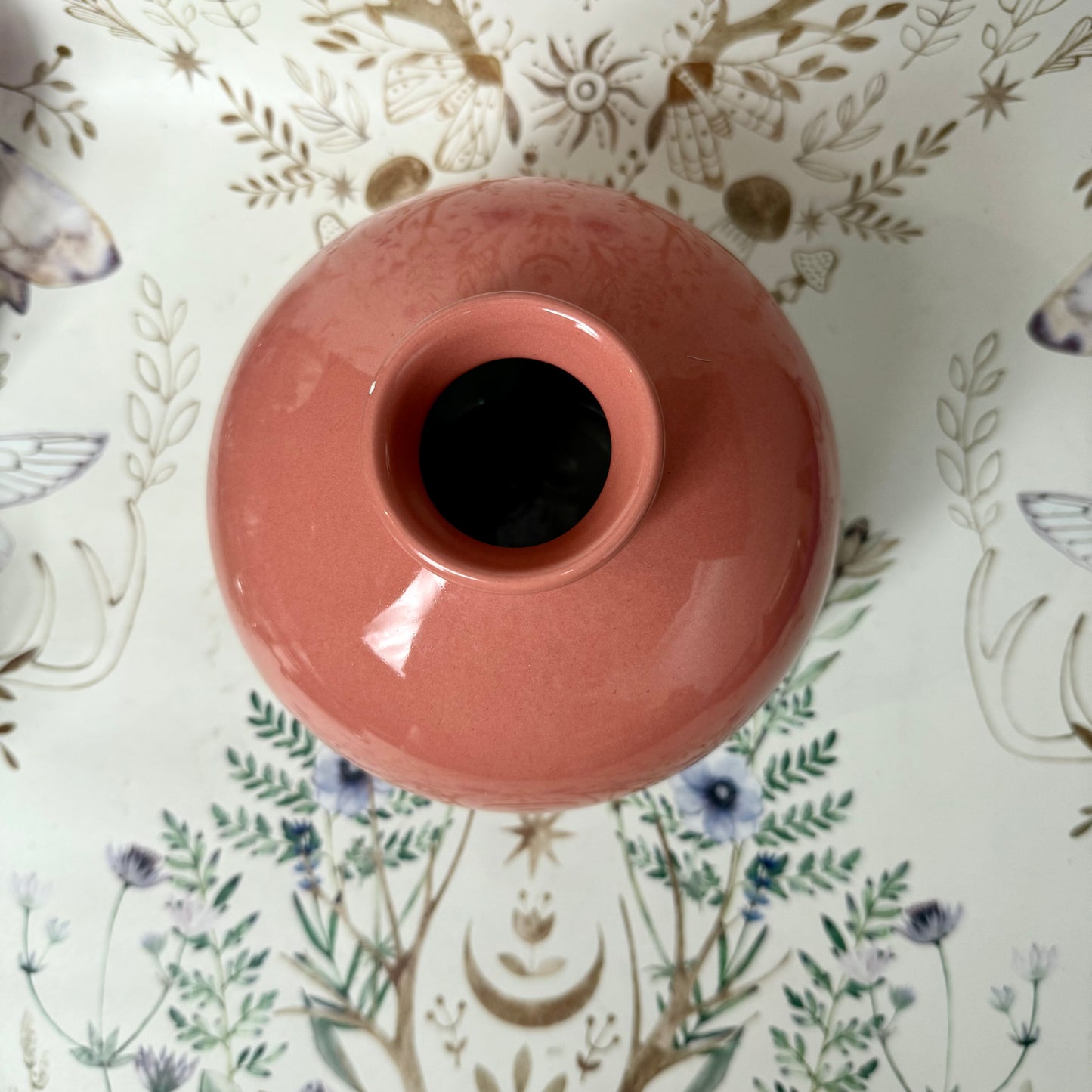 Vase rosa Kugel
