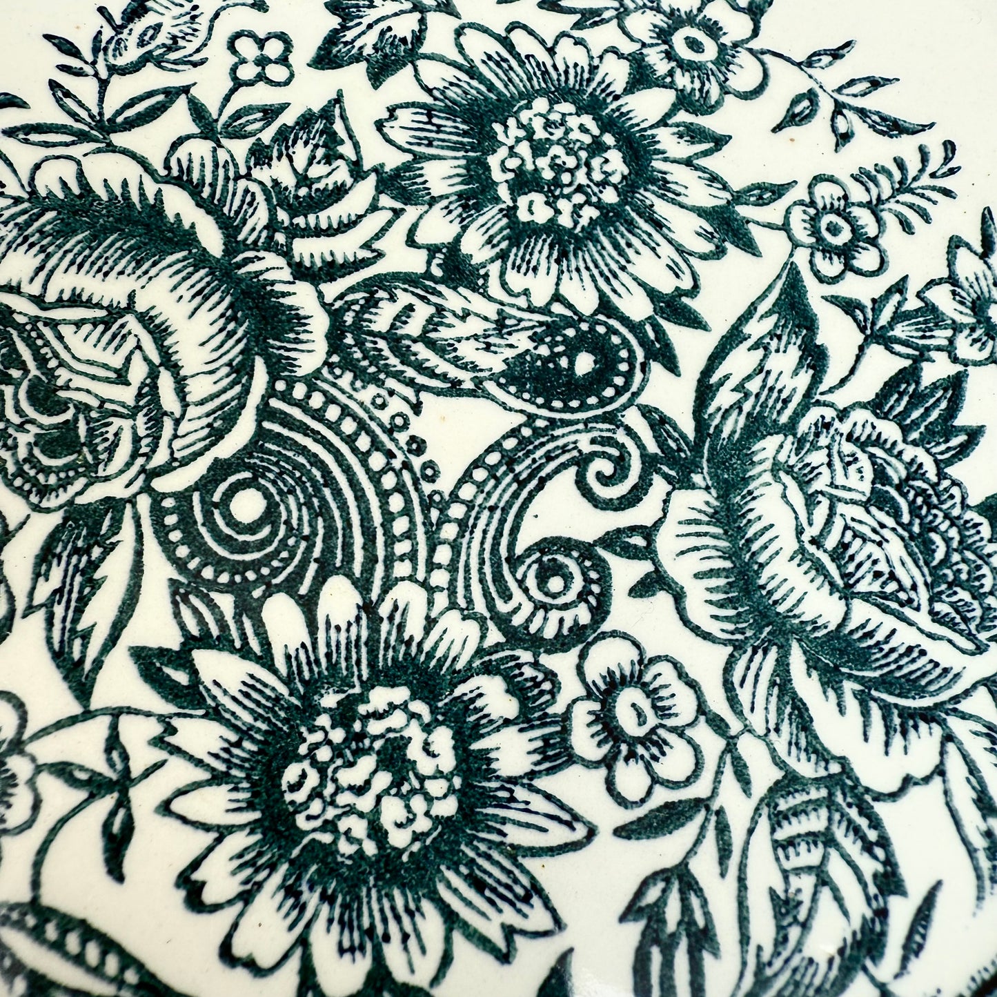 Suppenteller Blumen blau