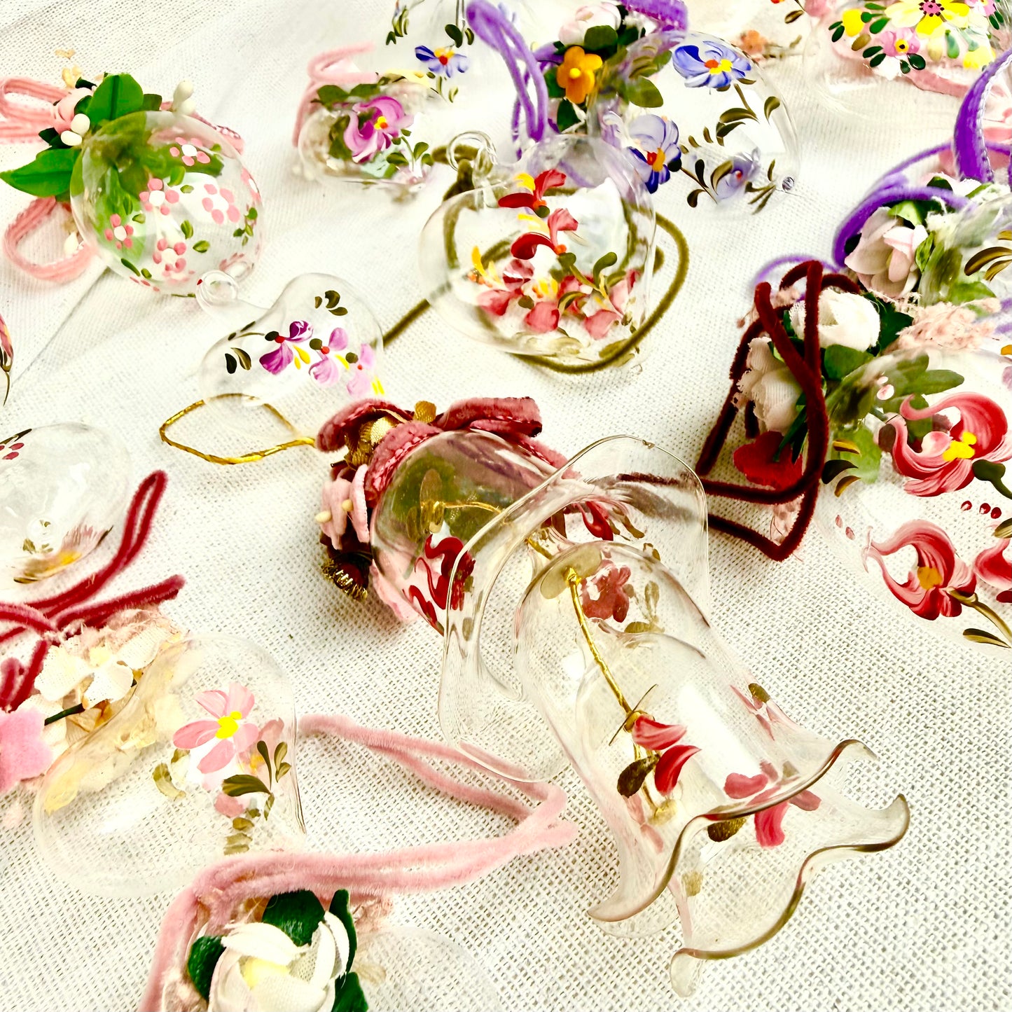 Handbemalte Osterdeko Glas