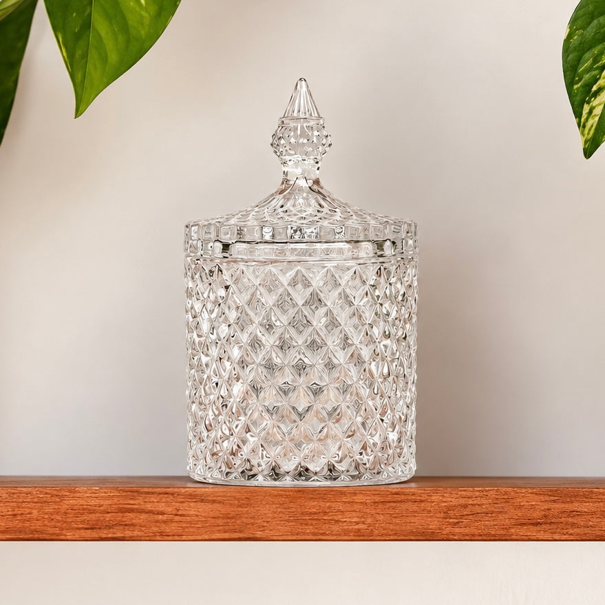 Glasdose mit Deckel