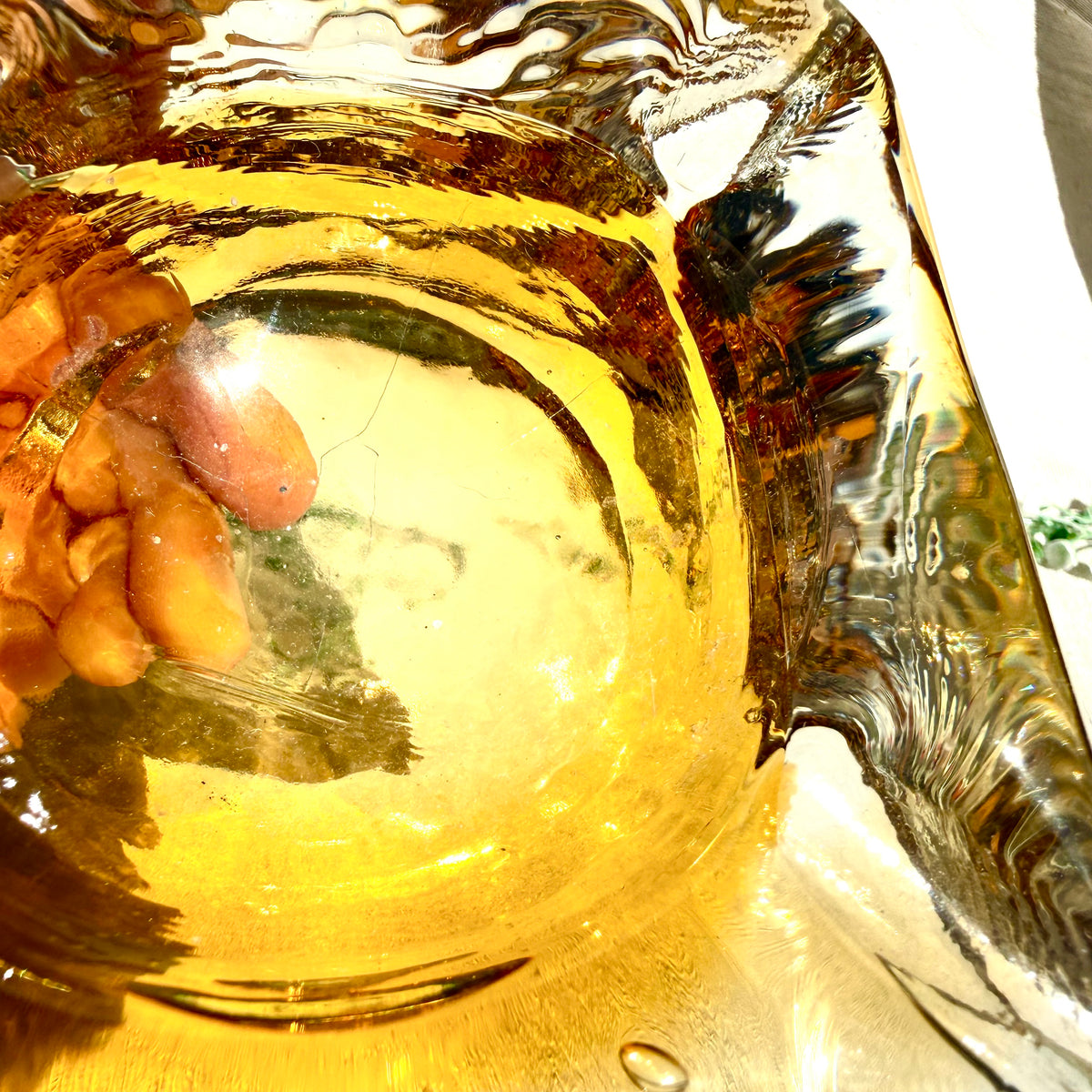 Murano Aschenbecher gelb