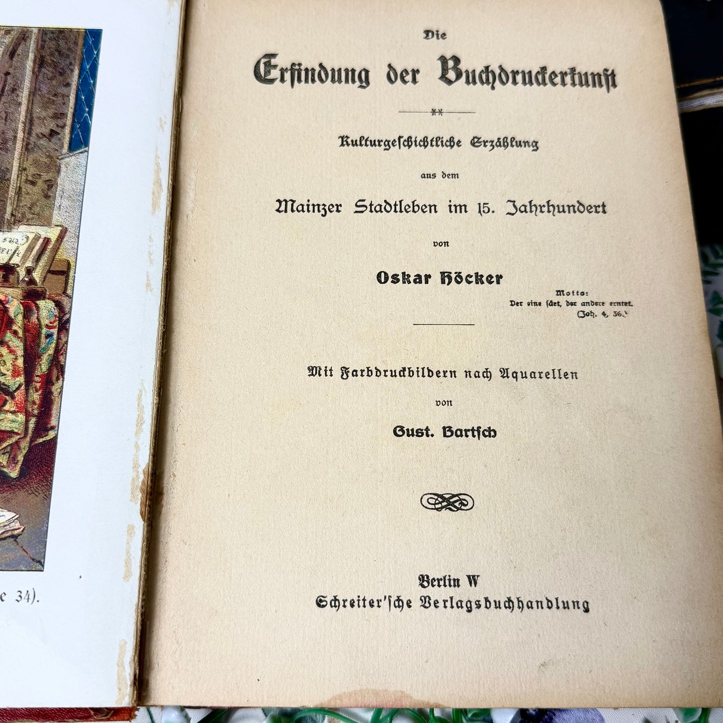 Erfindung der Buckdruckerkunst - Buch