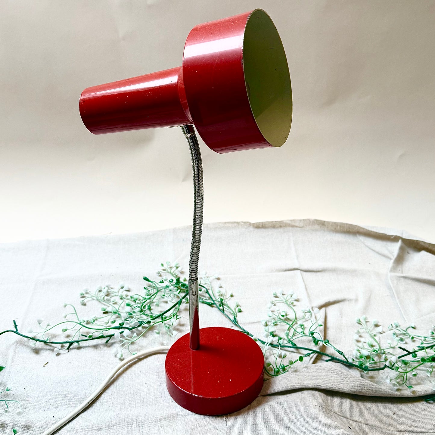Schreibtischlampe rot