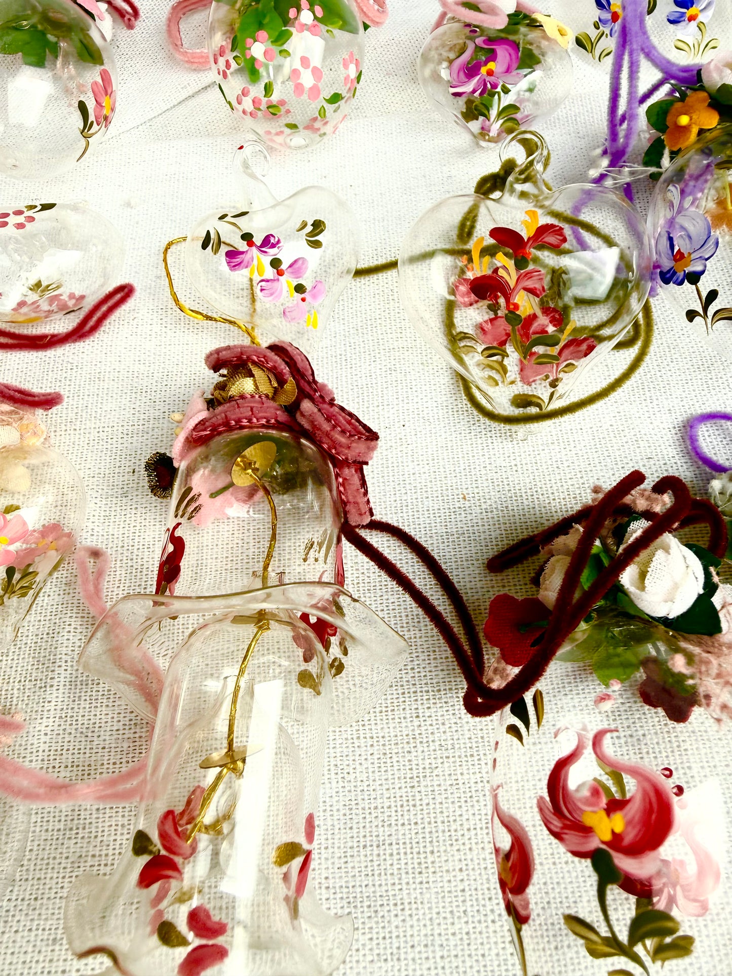 Handbemalte Osterdeko Glas