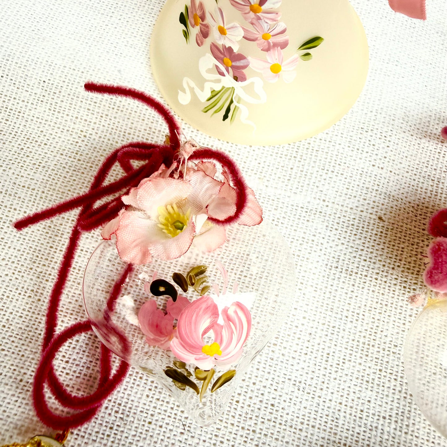 Handbemalte Osterdeko Glas