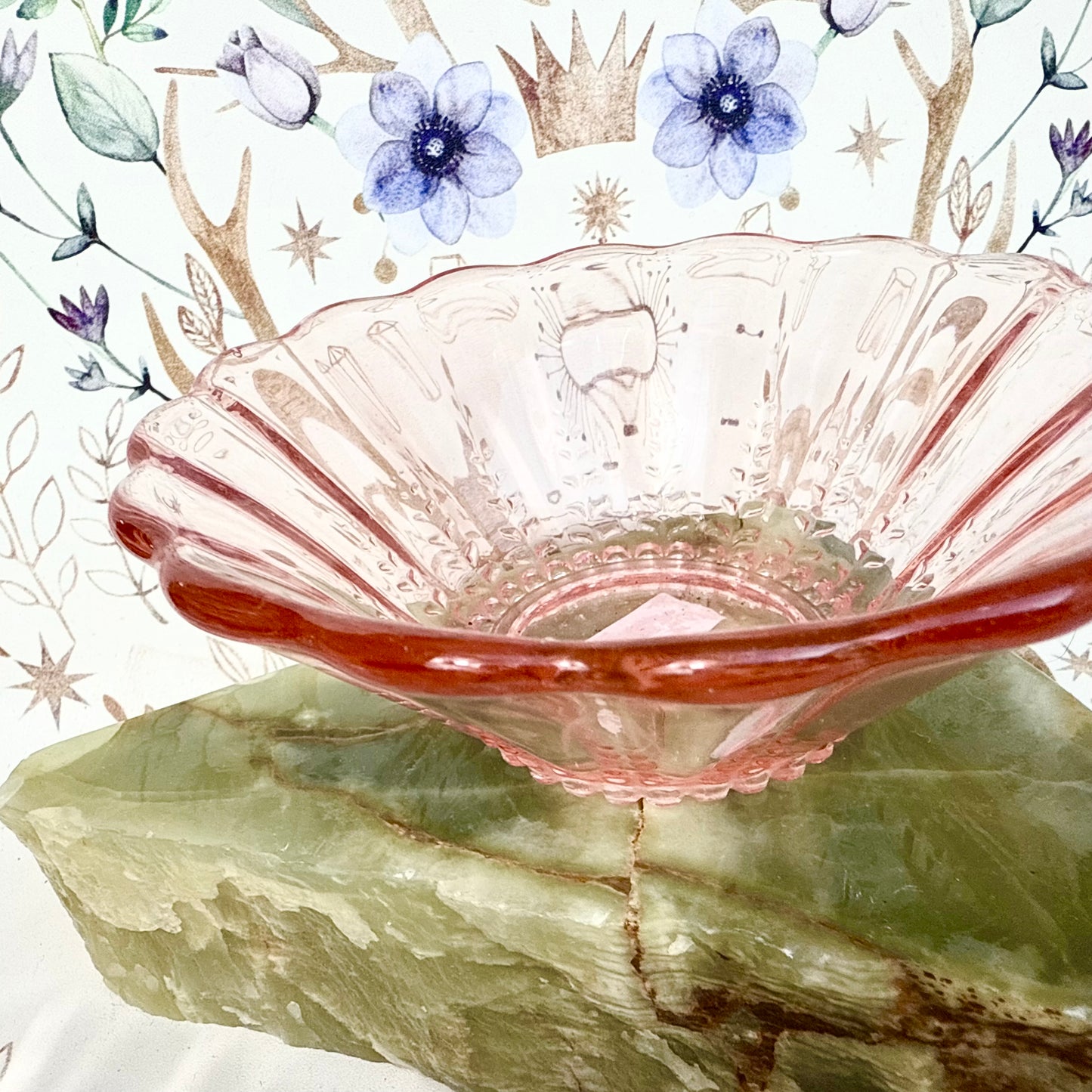 Glasschälchen rosa