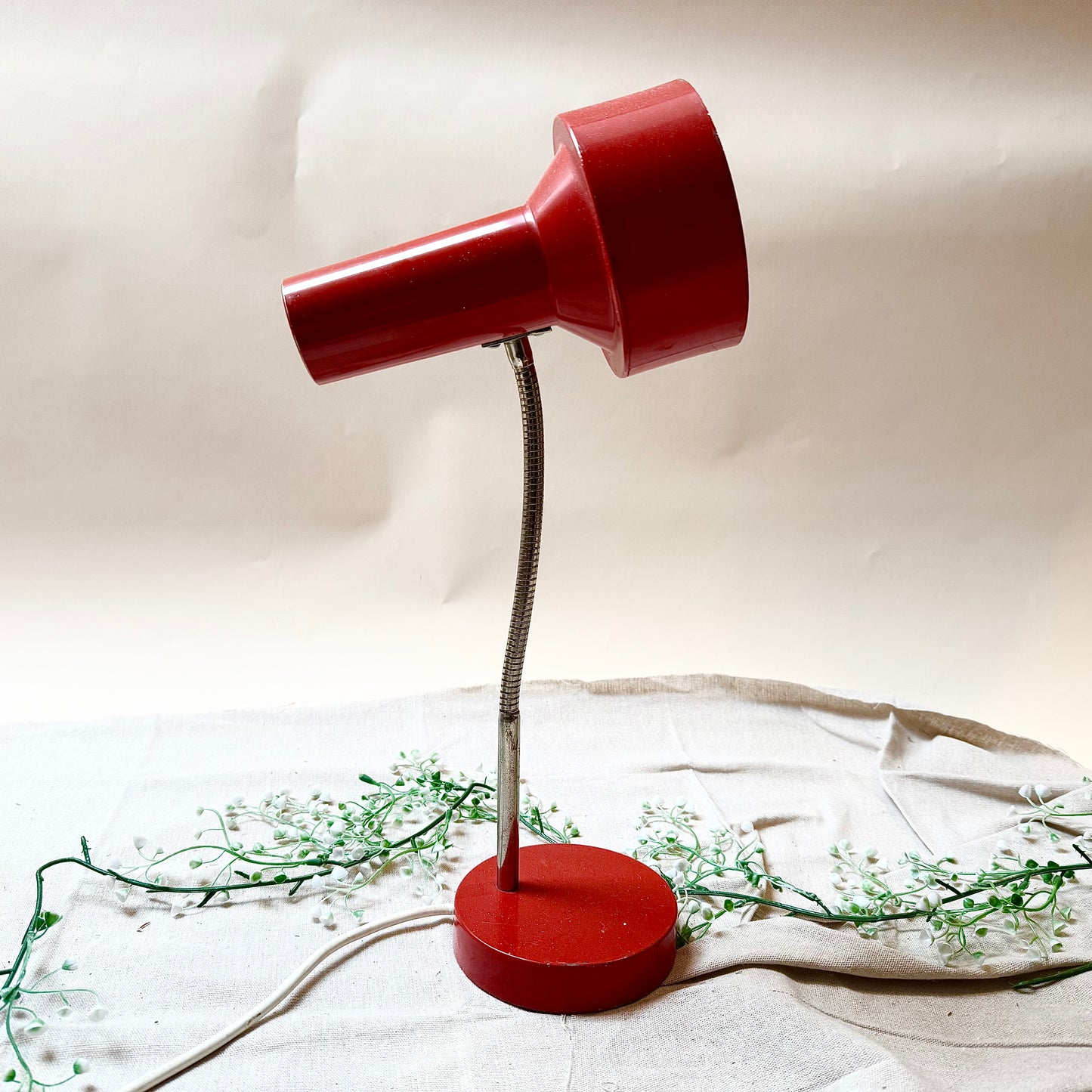 Schreibtischlampe rot
