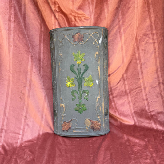 Jugendstil Ofenplatte bemalt