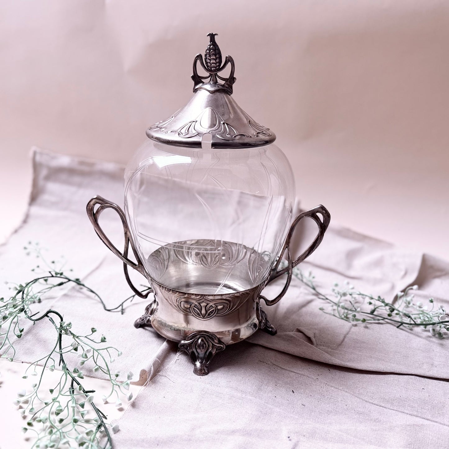 Jugendstil Bowle Set