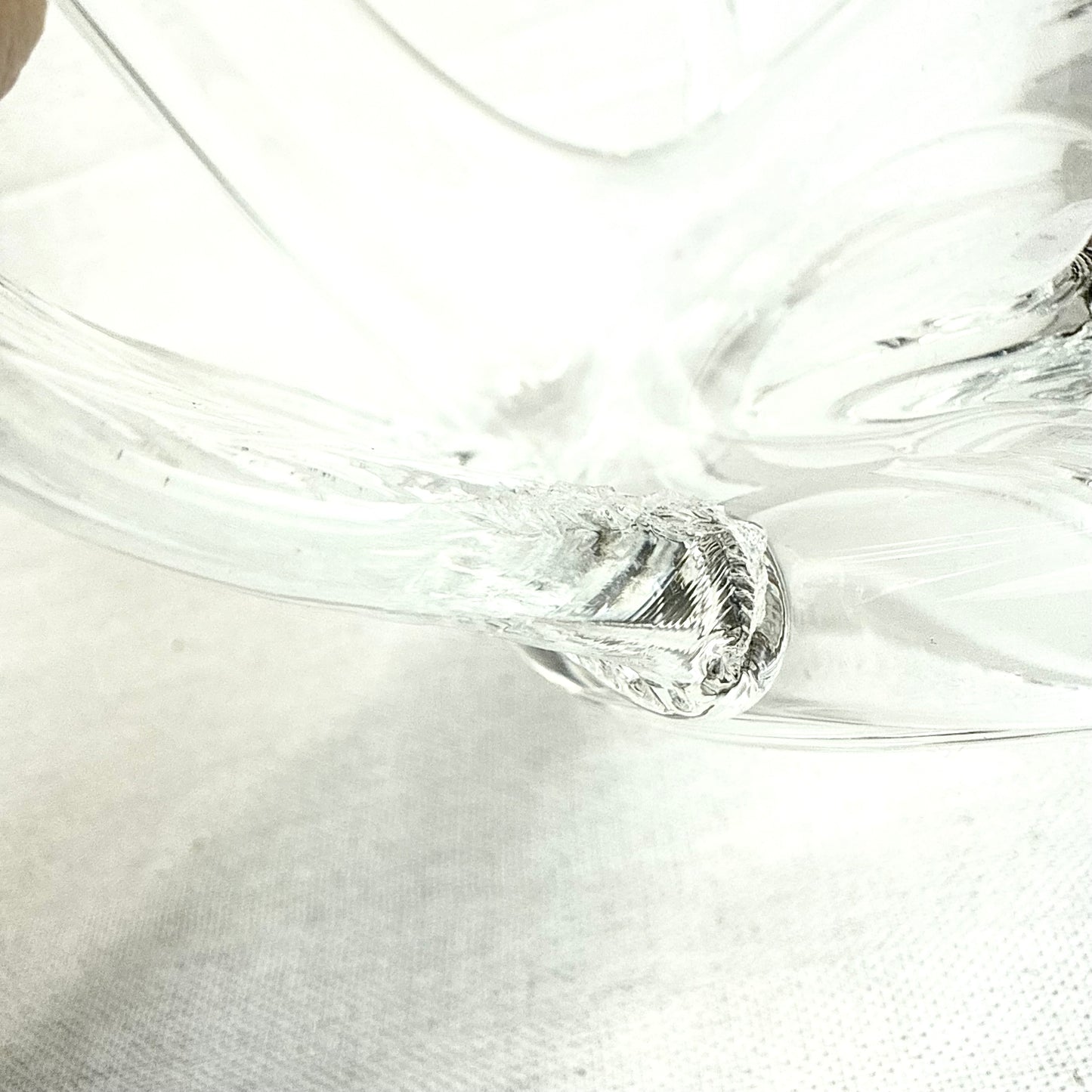 Schwan Glasschale