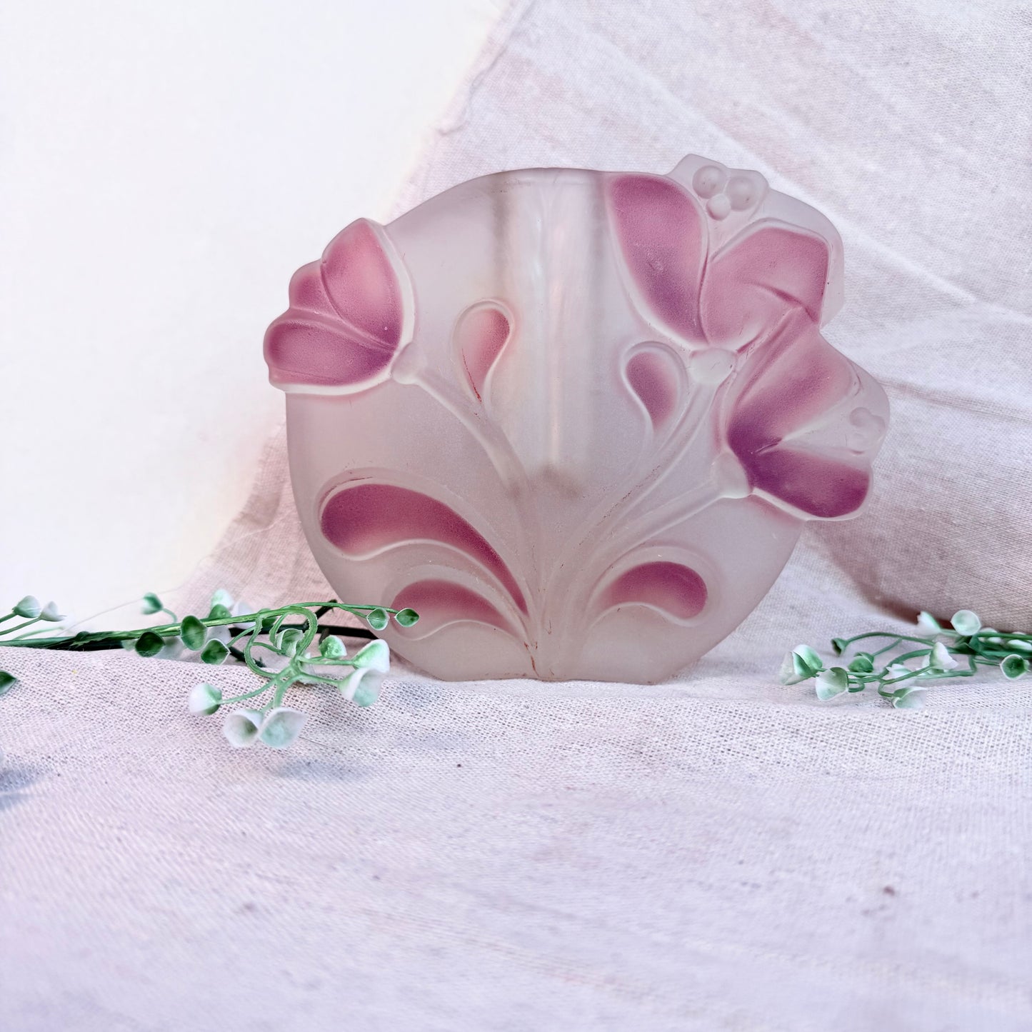 Blumenvase Walther Glas lila