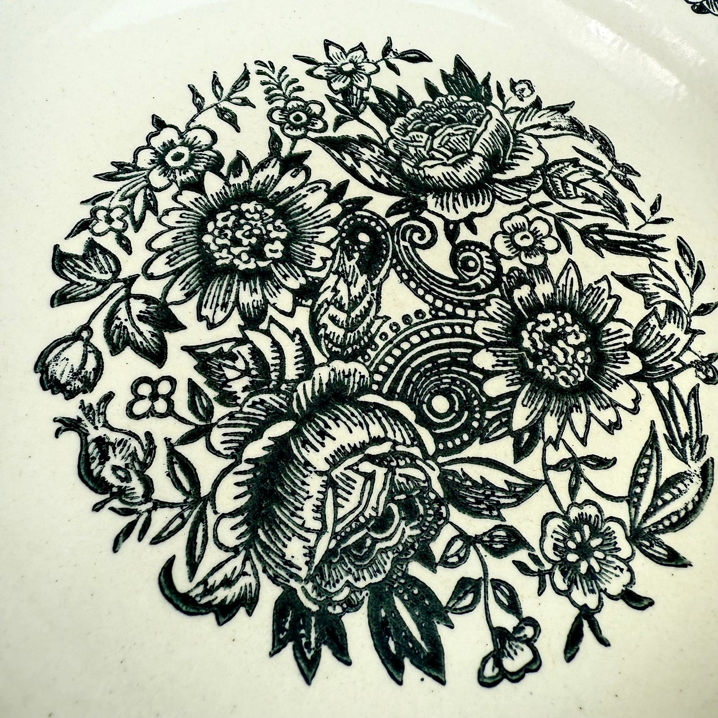 Suppenteller Blumen blau