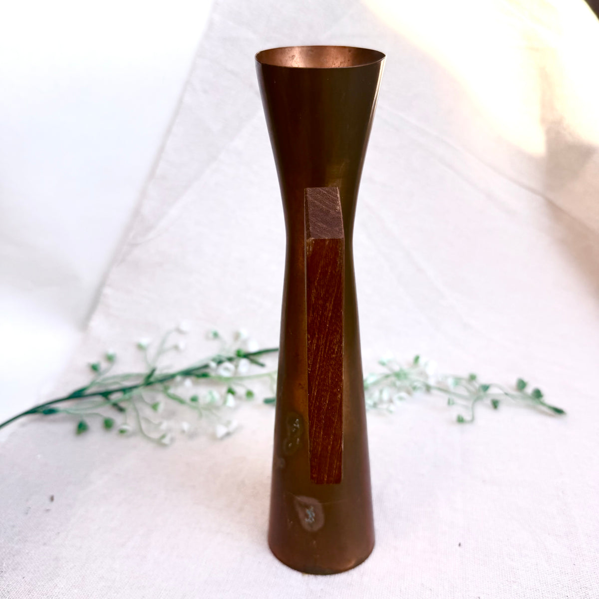 Kupfer Vase Teak
