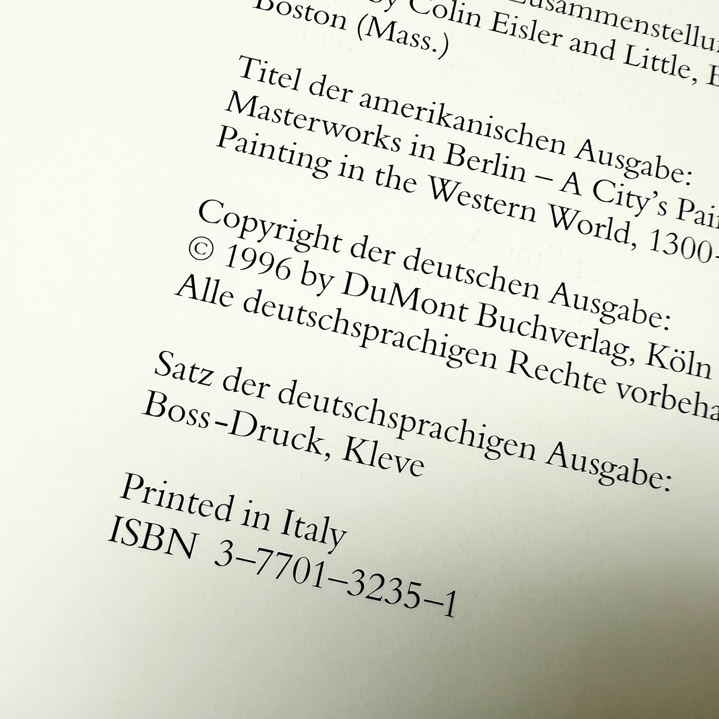 Kunstbuch „Meisterwerke in Berlin“