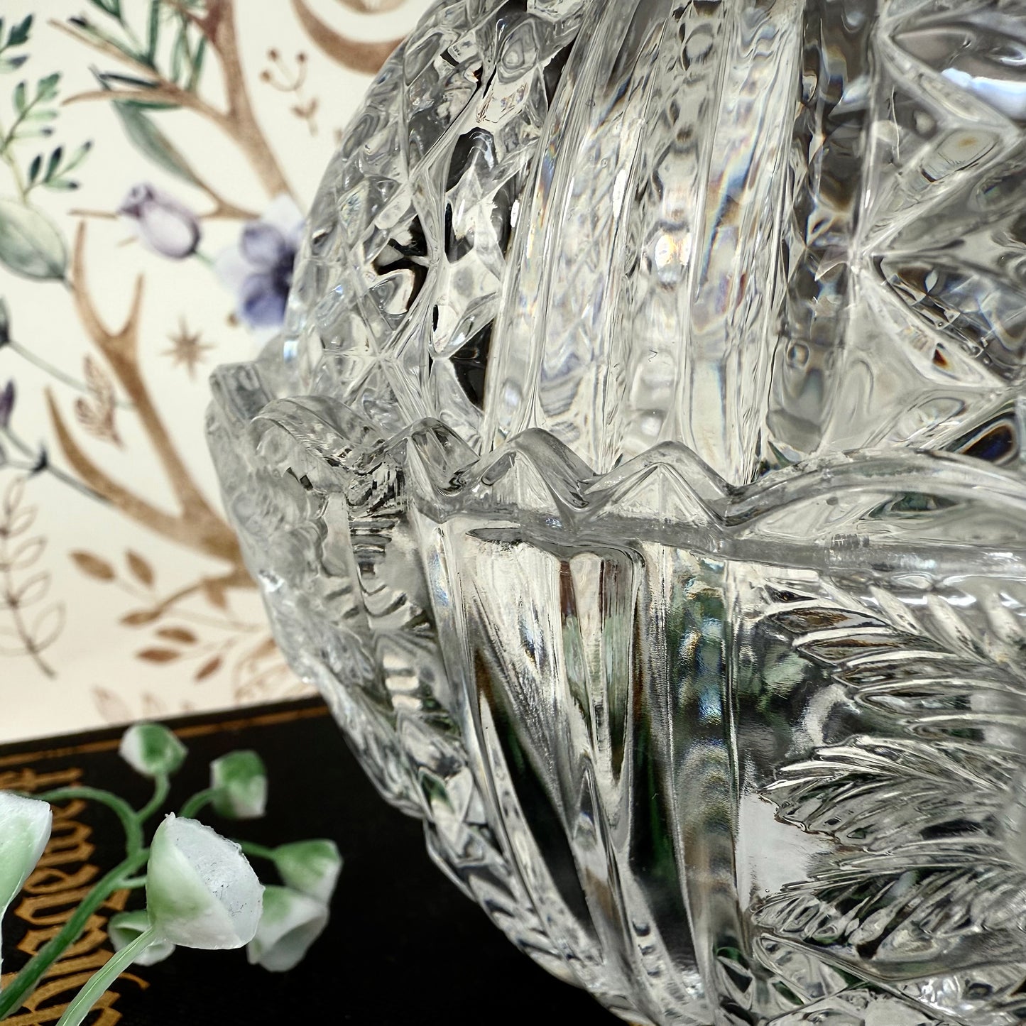 Rosenschale Glas