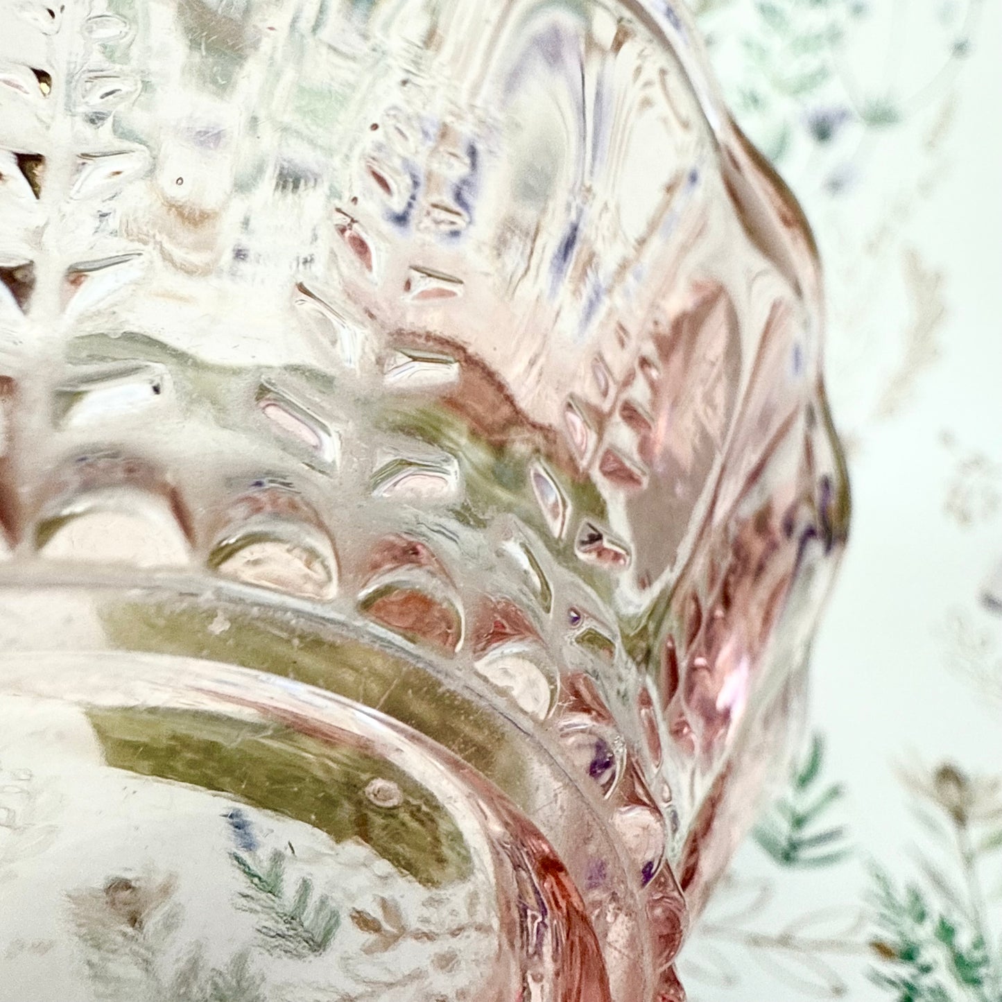 Glasschälchen rosa