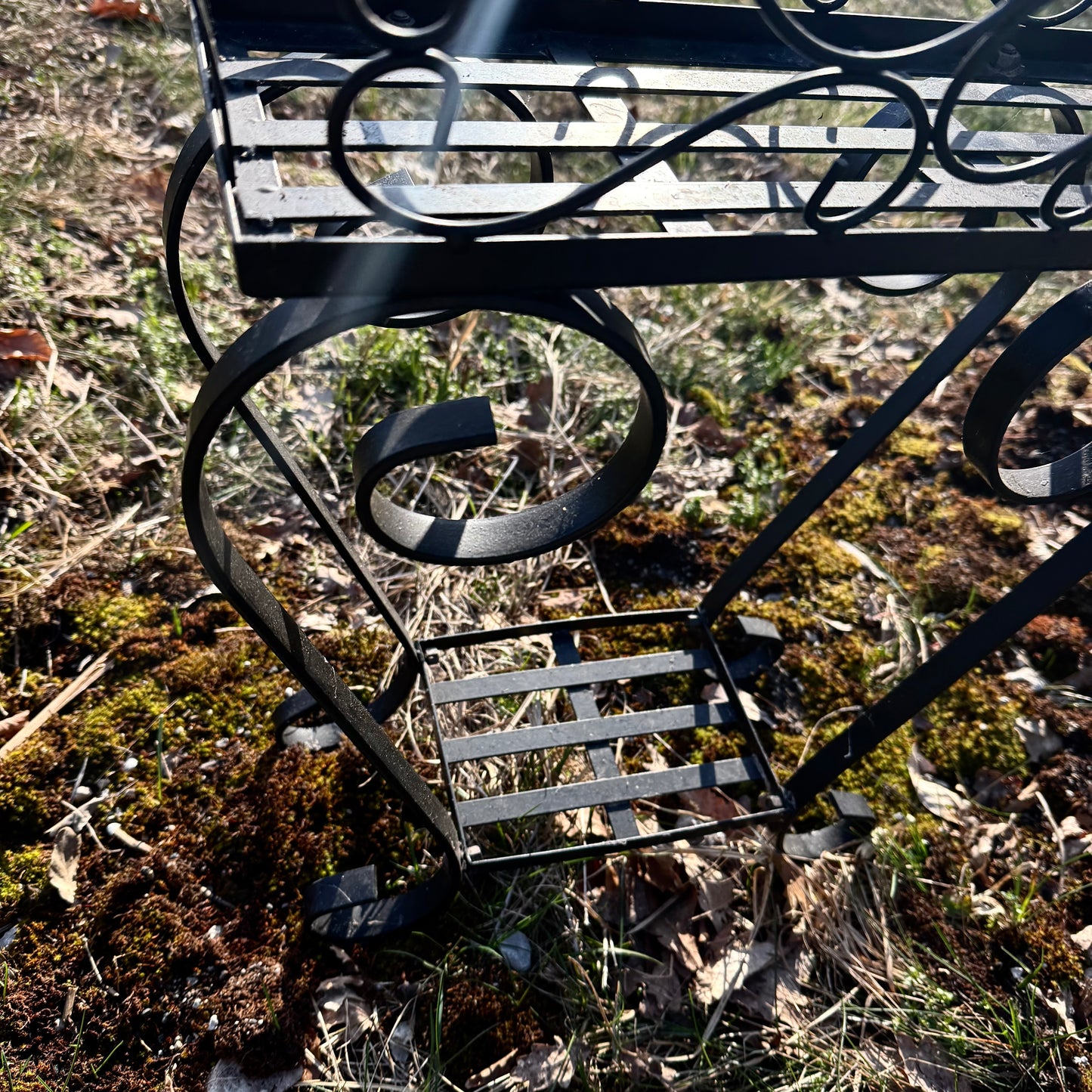 Pflanzregal Metall schwarz