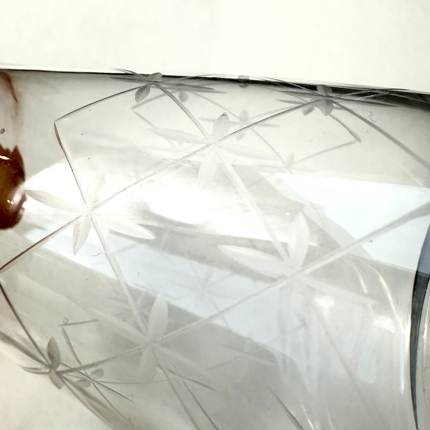 Hyazinthenvase graviert